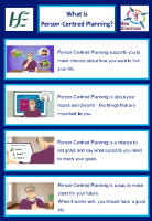 Easy to Read - What is Person-Centred Planning - One Page Summary front page preview
              