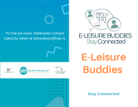 Reconnect: E-Leisure Buddies Brochure front page preview
              