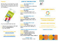Linn Dara CAMHS - Information for Children and Teenagers Kildare West Wicklow front page preview
              