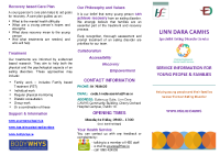 Linn Dara CAMHS - Information for Young People and Families Eating Disorder Service front page preview
              