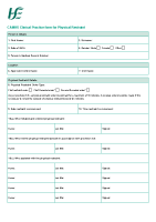 Clinical Practice Form for Physical Restraint front page preview
              