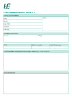 Community Individual care plan front page preview
              