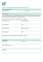 Consent to completion of digital measures front page preview
              