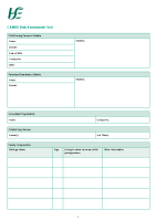 Risk Assessment Tool front page preview
              