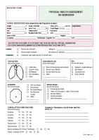 Physical Health Assessment On Admission front page preview
              