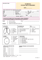 Six Monthly Physical Health Assessment Form front page preview
              