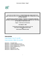 Authorisation Scheme – Invitation to Participate: Confirmation of Compliance (Round 1, Stage 2) front page preview
              