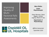 Improving Quality of Multi-Factorial Falls Assessments - Mary Flahive front page preview
              