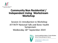 Independent Living Community Supported Workshop Introduction front page preview
              