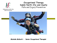Occupational Therapy Dublin North City & County Falls and Injury Prevention - Michelle McKevitt front page preview
              