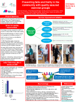 Preventing Falls & Frailty in the Community with Quality Assured Exercise Groups (Poster) - Catherine Devaney & Vanda Cummin front page preview
              