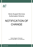 Notification of Change front page preview
              