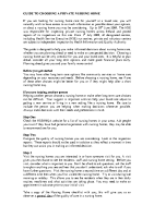 Guidance Document to choosing a nursing home – Nursing Home Check List front page preview
              