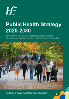 HSE Public Health Strategy 2025 -2030 front page preview
              