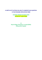 Guide for completing REC application front page preview
              