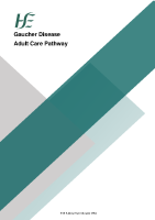 Gaucher Disease (GD) Adult Care Pathway front page preview
              