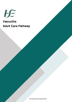 Vasculitis Adult Care Pathway front page preview
              