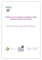 Model of Care for Transition from Paediatric to Adult Healthcare Providers in Rare Diseases front page preview
              