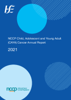 Child Adolescent Young Adult Cancer Programme Annual Report 2021 front page preview image