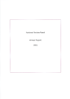 National Review Panel Annual Report 2011 image link
