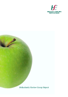 Orthodontic Review Group Report image link