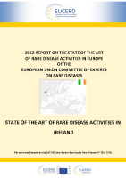 2012 EUCERD Report on the State of the Art of the Rare Disease Activities in Ireland front page preview
              