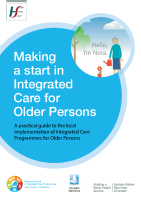 A practical guide to the local implementation of Integrated Care Programmes for Older Persons front page preview
              