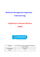 Angiotensin II Receptor Blockers (ARBs) front page preview
              