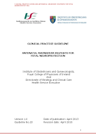Antenatal Magnesium Sulphate for Fetal Neuroprotection image link