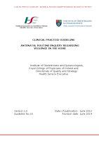 Antenatal Routine Enquiry regarding Violence in the Home image link