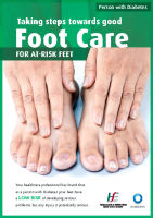 Booklet for people at LOW Risk of developing foot problems HQP 28-11 image link