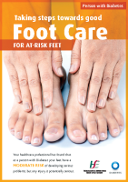 Booklet for people at Mid Risk of developing foot problems HQP 28-11 front page preview
              