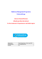 Calcium Channel Blockers Report front page preview
              