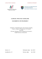 Chickenpox in Pregnancy Clinical Guidelines image link