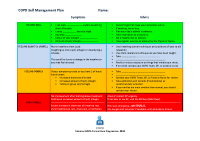 COPD Self Management Plan 2014 front page preview
              