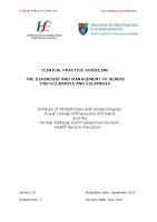 The Diagnosis and Management of Pre-eclampsia and Eclampsia image link