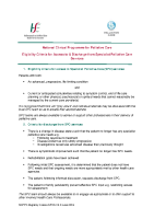 Eligibility Criteria for Access to & Discharge from Specialist Palliative Care Services front page preview
              