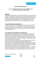 Evidence Evaluation Report antioxidant and mineral supplements front page preview
              