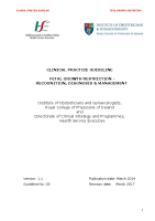 Fetal Growth Restriction - Recognition, Diagnosis & Management image link