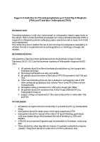 Guideline for Thromboprophylaxis post Total Hip Arthoplasty and Total Knee Arthroplasty front page preview
              