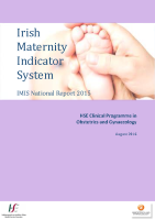 Irish Maternity Indicator System National Report 2015 image link