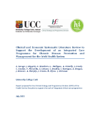 Literature Review to Support the Development of an Integrated Care Programme for Chronic Disease Prevention and Management for the Irish Health System front page preview
              