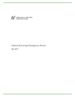 Miscarriage Misdiagnosis Report 2011 image link