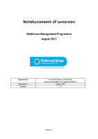 MMP Reimbursement Review Sunscreen front page preview
              
