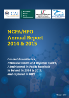 NCPA HPO Annual Report 2014/2015 front page preview
              