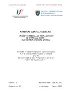 Ovarian Cysts in Postmenopausal Women National Clinical Guideline image link