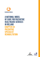 Chap 44: Paediatric Specialist Rehabilitation front page preview
              