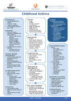 Paediatrics: Childhood Asthma image link