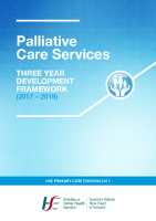 Palliative Care Services Development Framework (2017-2019) front page preview
              