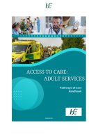 Access to Care: Adult Services Pathways of care handbook image link